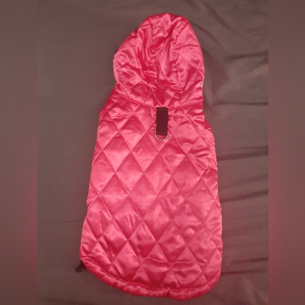 Pink Dog Parka for Small Dogs